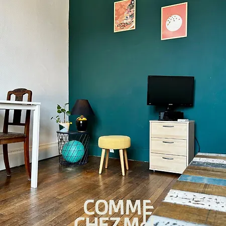 Chaleureux, La Pivoine A Nancy, 4 Pers, Free Park Apartment